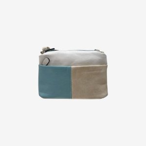 Envy Isla Shoulder Bag Blue/Beige