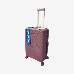 Mauve Everest Suitcase – Glossy Hard Shell Spinner Luggage (3 Sizes)